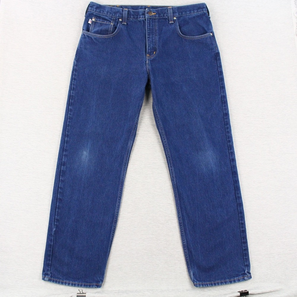 All American Clothing Co Classic Jeans Mens 36x30 Blue Regular Fit Tapered Leg